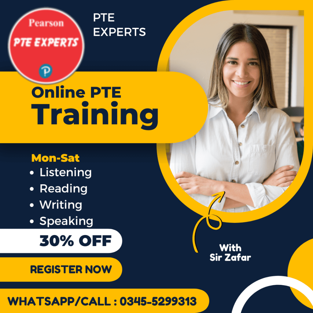 We are providing on campus and online PTE coaching classes for students/candidates who are planning to study/immigrate abroad in Australia, New Zealand, Canada, USA, and UK.