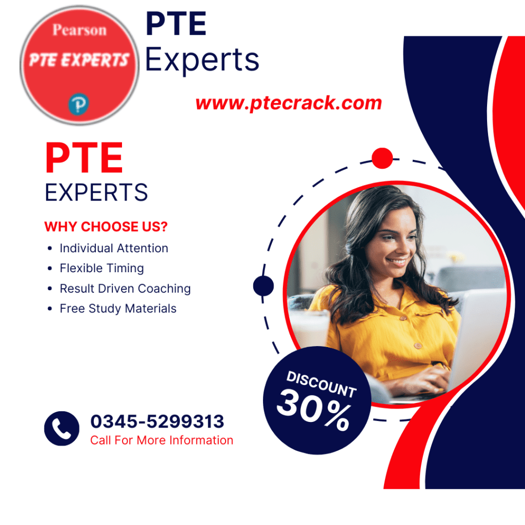  We are providing on campus and online PTE coaching classes for students/candidates who are planning to study/immigrate abroad in Australia, New Zealand, Canada, USA, and UK.